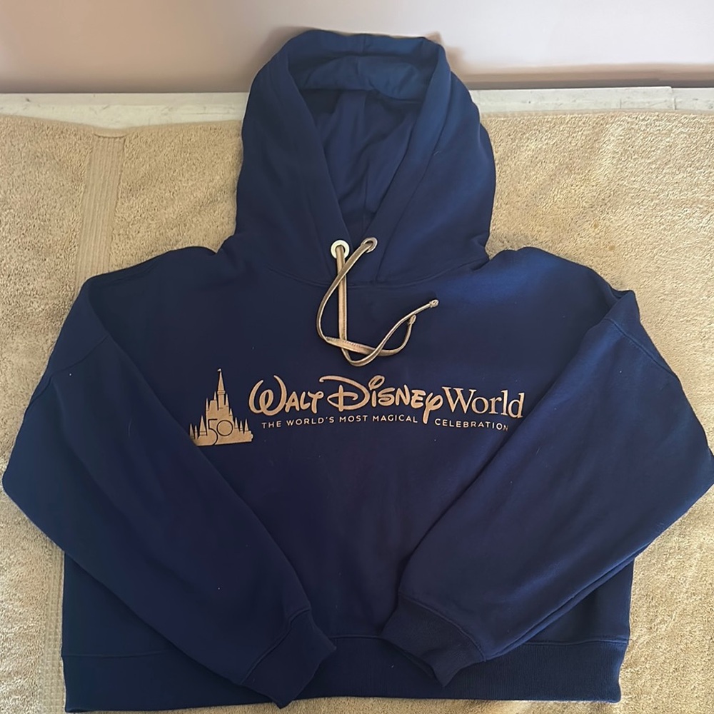 Walt Disney World 50th Anniversary Cropped  Hoodie